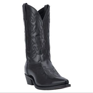 LAREDO WESTERN MENS BLACK VP STITCH COWBOY BOOT